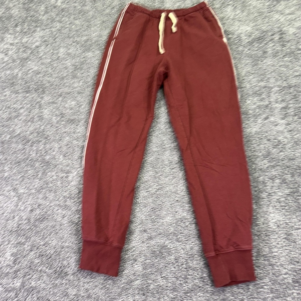 Cotopaxi Sweatpants Womens Large Red Fleece Jogger Elastic Waist Pockets Stripe
